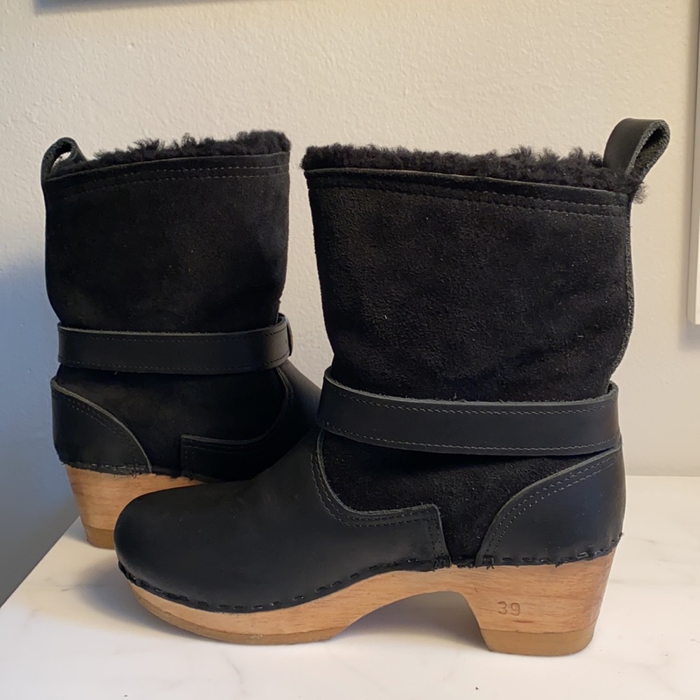 No.6 Clogs-Shearling Clog Boot - Size 39 - image 3